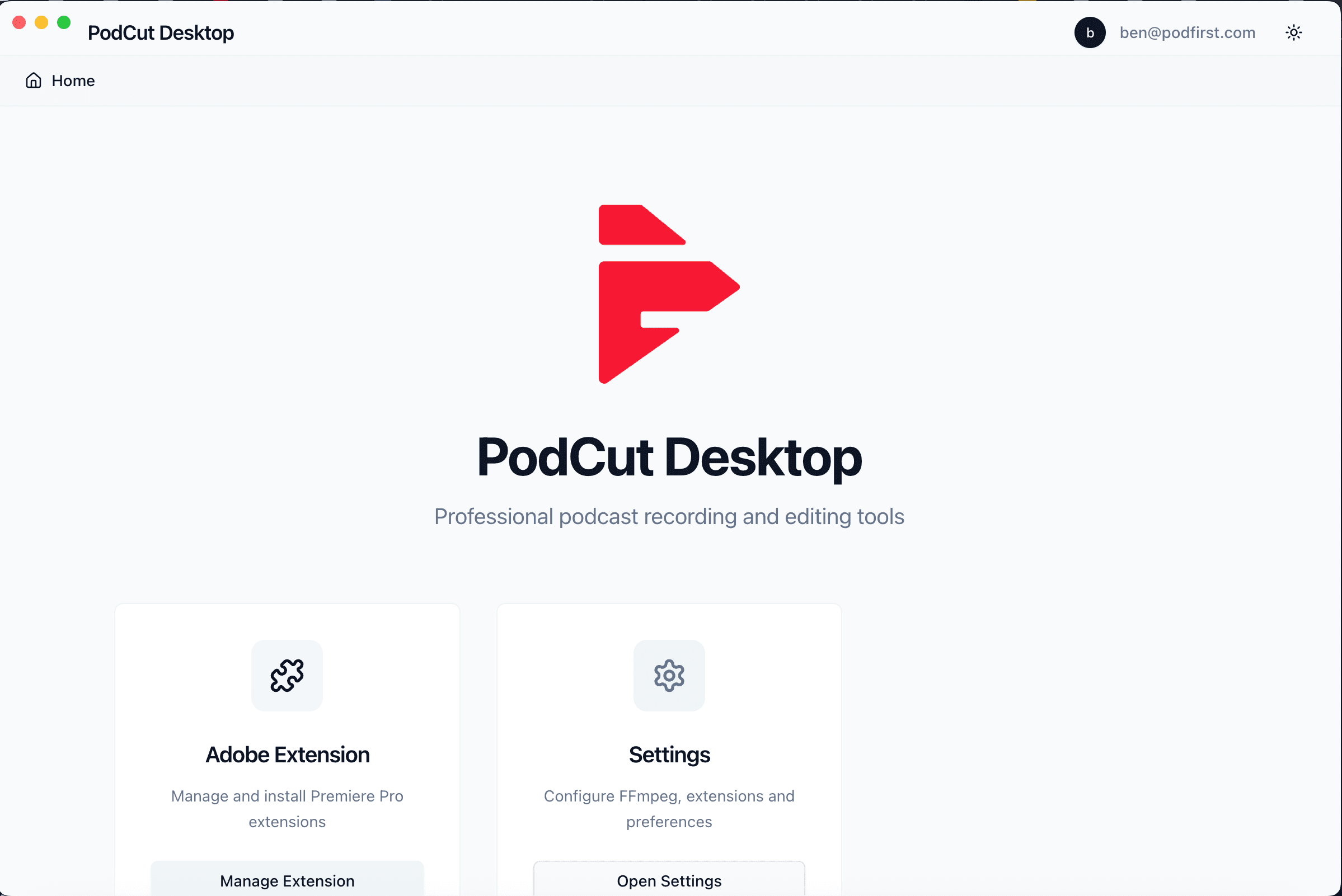 Desktop App