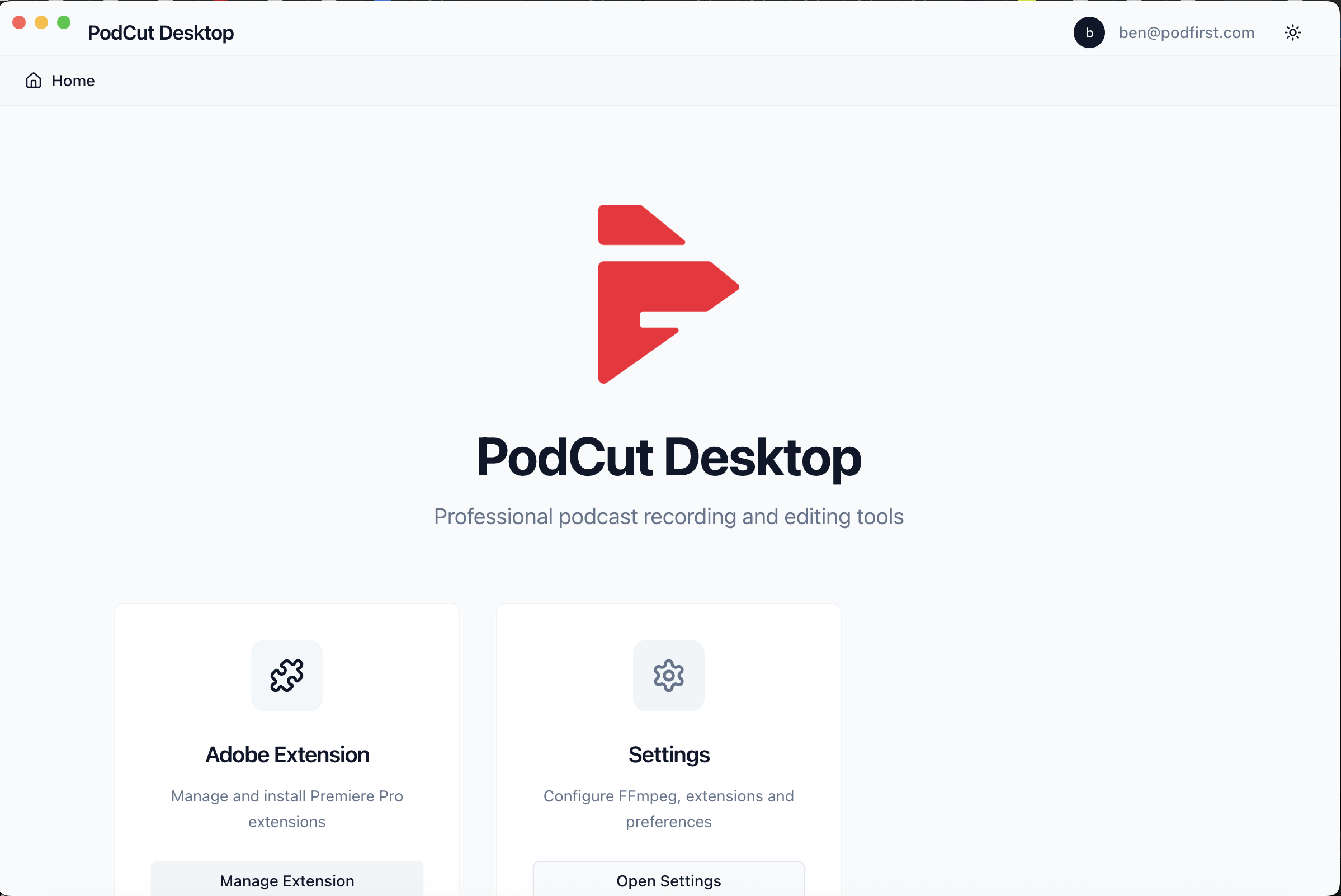 Desktop App